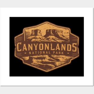 Canyonlands National Park Retro Elegance Posters and Art